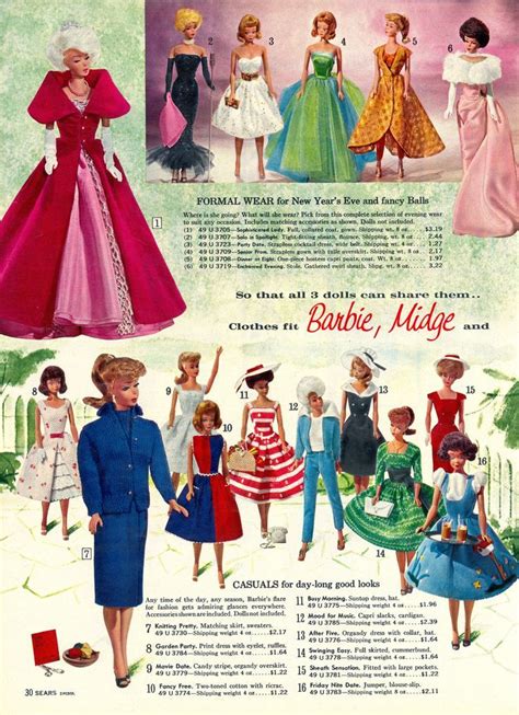 barbie doll classic|vintage barbie catalog.